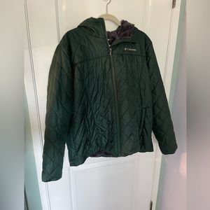 Columbia Copper Crest Hooded Quilted Spruce Jacket Size 2x (Excellent Condition)